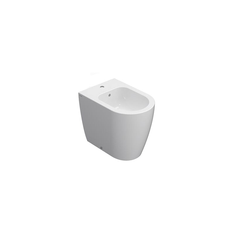 foto del prodotto bidet mode filomuro scarico traslato cm. 53x34 bianco di ceramica