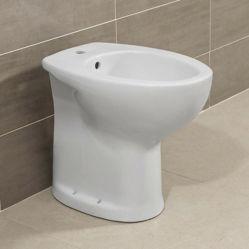 foto del prodotto bidet per anziani e disabili con altezza 49 cm e foro per rubinetto