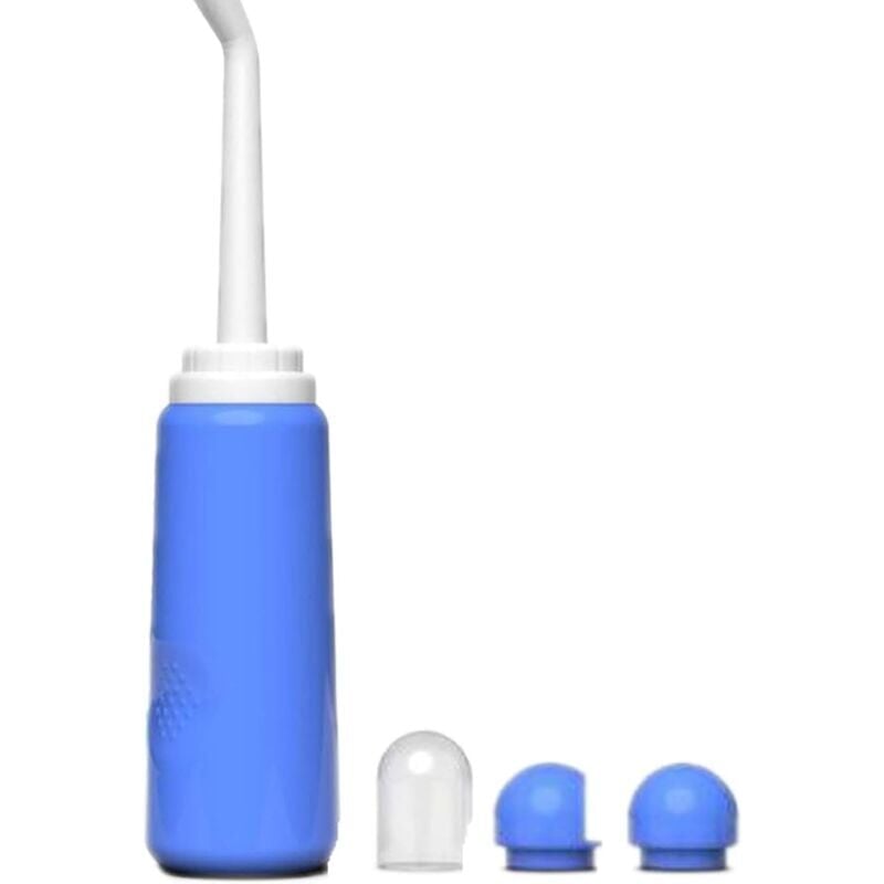 foto del prodotto bidet portatile, bottiglia per bidet da viaggio da 500 ml per spruzzatore portatile per bidet cura postpartum con ugelli campeggio all aperto