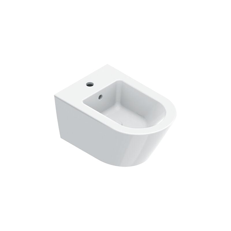 foto del prodotto bidet sospeso 55x35 cm in ceramica bianco lucido ceramica catalano zero