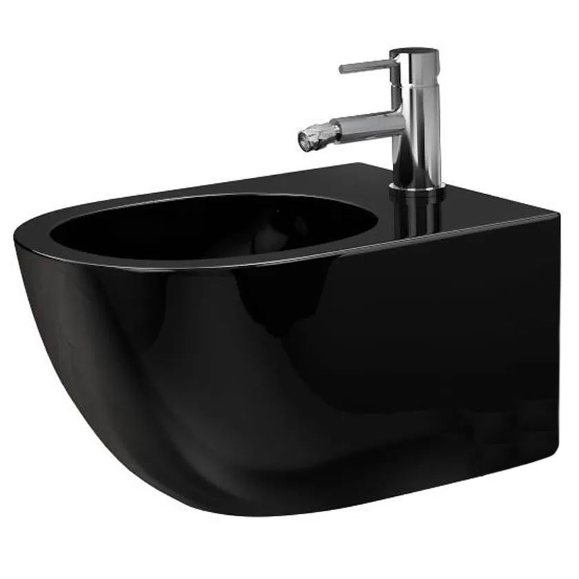 foto del prodotto bidet sospeso carlo mini black shiny