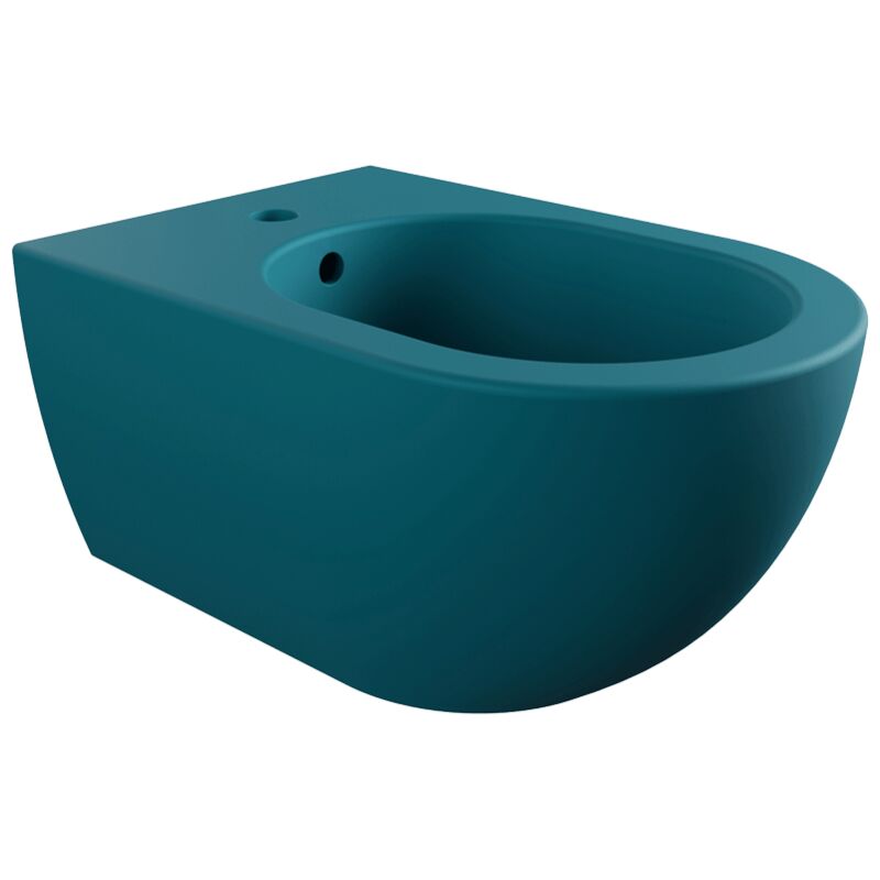 foto del prodotto bidet sospeso monoforo app flaminia colore petrolio