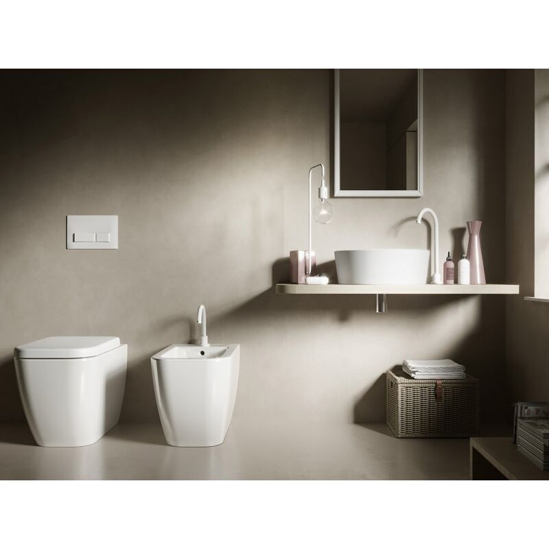 foto del prodotto bidet terra filomuro bianco bianca hatria