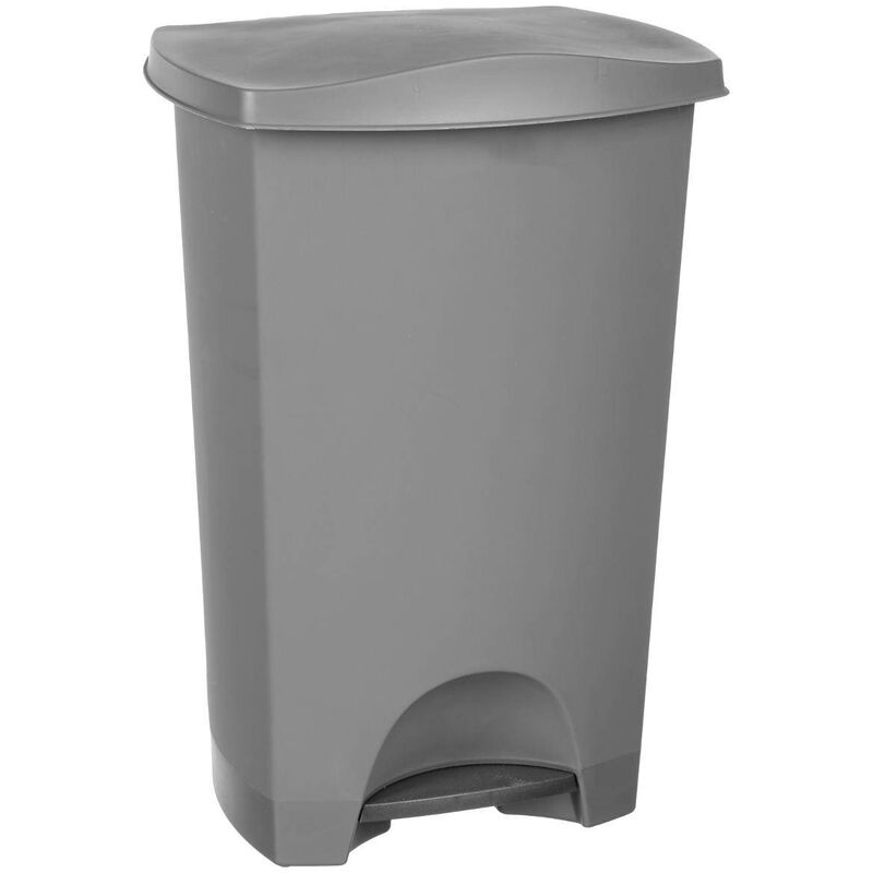 foto del prodotto bidone a pedale in plastica 42l grigio 5five