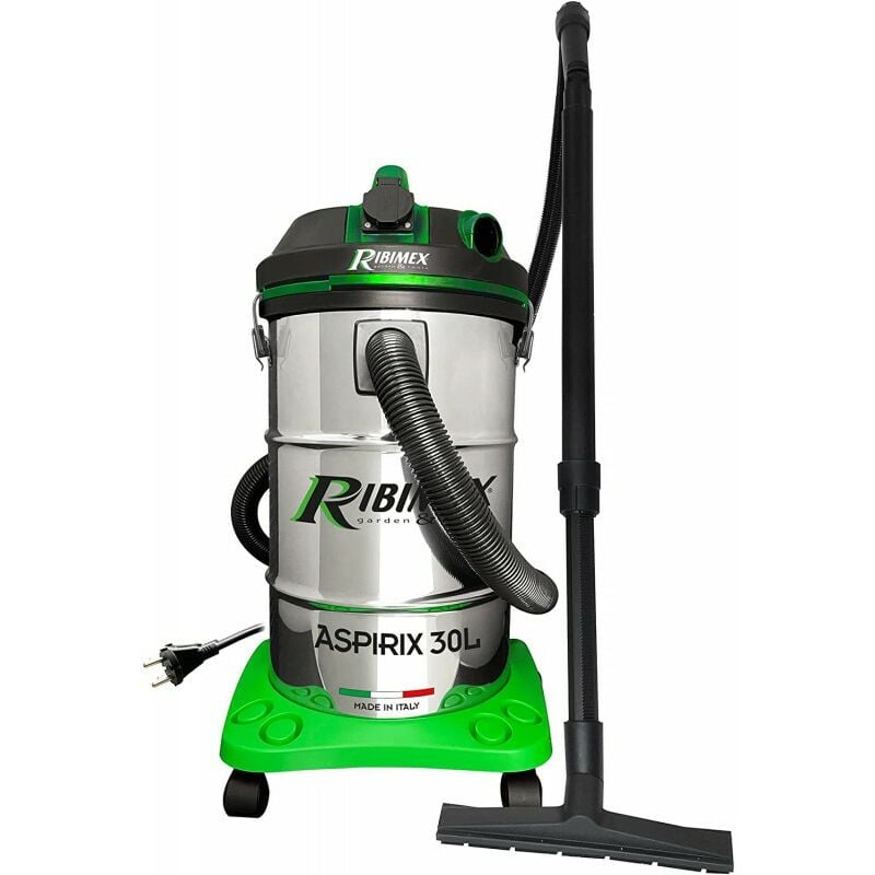 foto del prodotto bidone aspira tutto soffiatore 30 lt 1200w con presa 1000 w ribimex aspirix 30l prasp30it pex