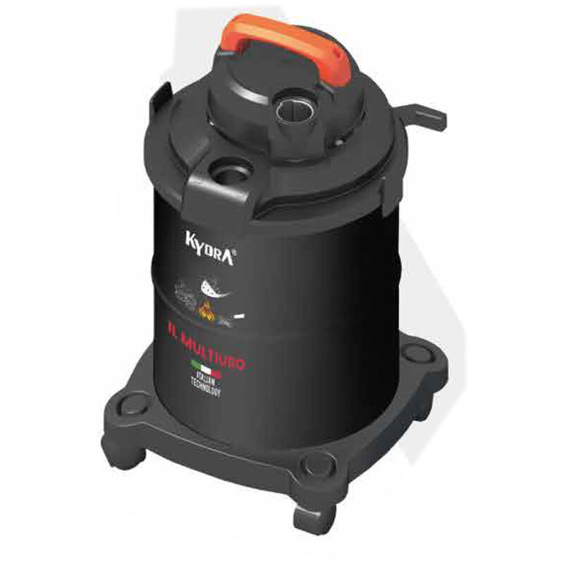 foto del prodotto bidone aspiracenere aspirapolvere aspiraliquidi 34,5l s 1200w volume 20lt kydra
