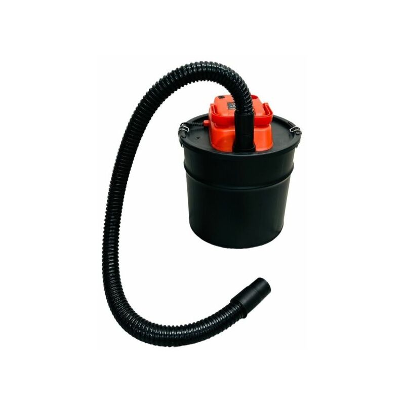 foto del prodotto bidone aspiracenere per camino stufa a pellet aspira cenere 18l 800w p805509