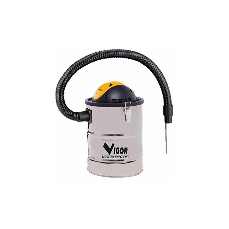 foto del prodotto bidone aspiracenere vigor aspir el inox lt.15 watt 800