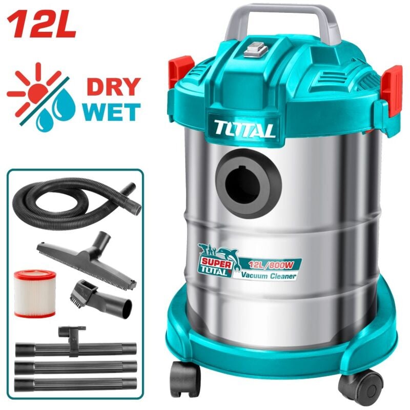 foto del prodotto bidone aspiratutto compatto da 12l con motore da 800w
