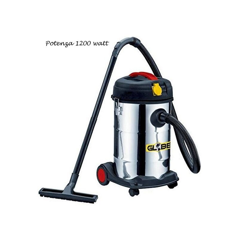foto del prodotto bidone aspiratutto soffiatore 1200w aspira polvere liquidi solidi cenere globex