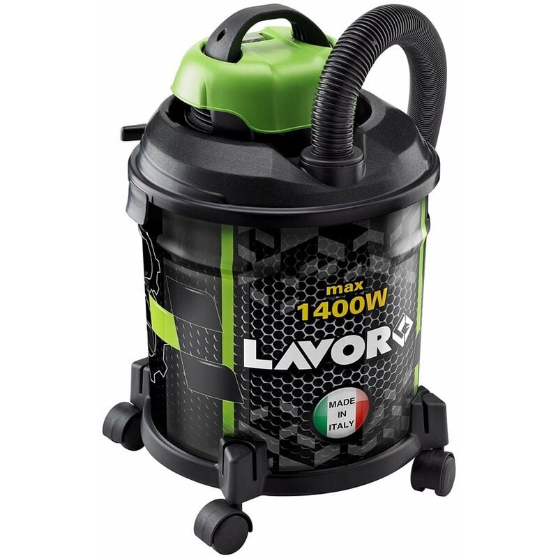 foto del prodotto bidone aspiratutto solidi e liquidi aspirapolvere lavor rudy 1400s