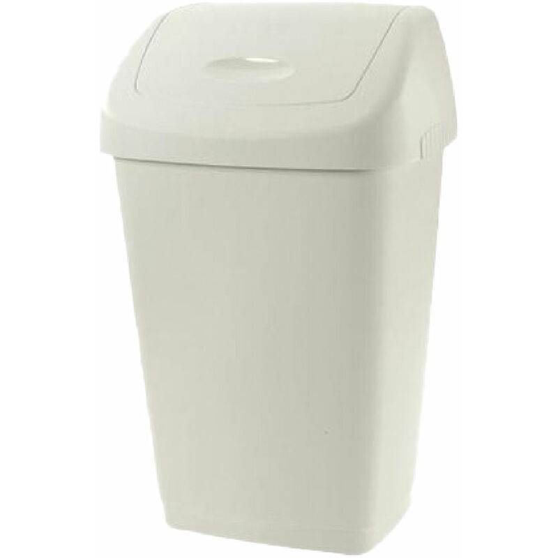 foto del prodotto bidone immondizia grace lt 50 cm 40,5 x 32 x h 65,5 panna
