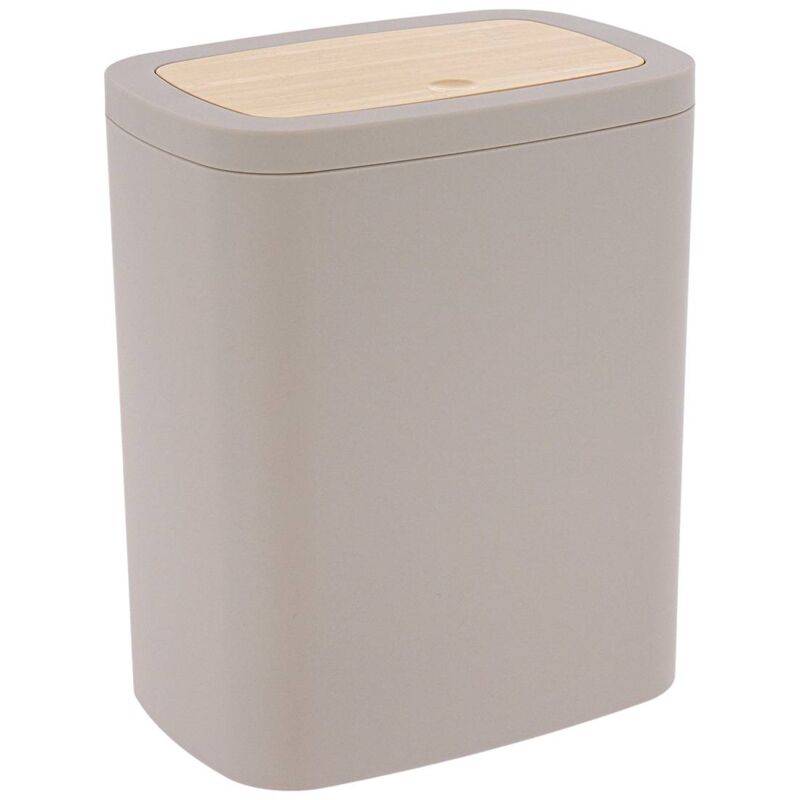 foto del prodotto bidone per rifiuti in abs pvc bamb 5l beige tendance