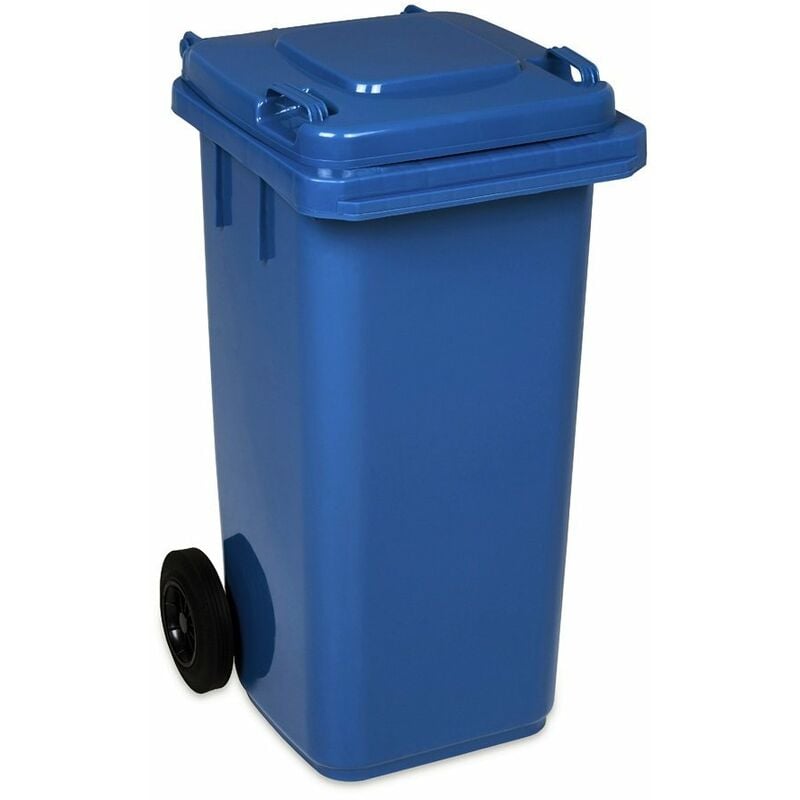 foto del prodotto bidone rifiuti 120 litri blu
