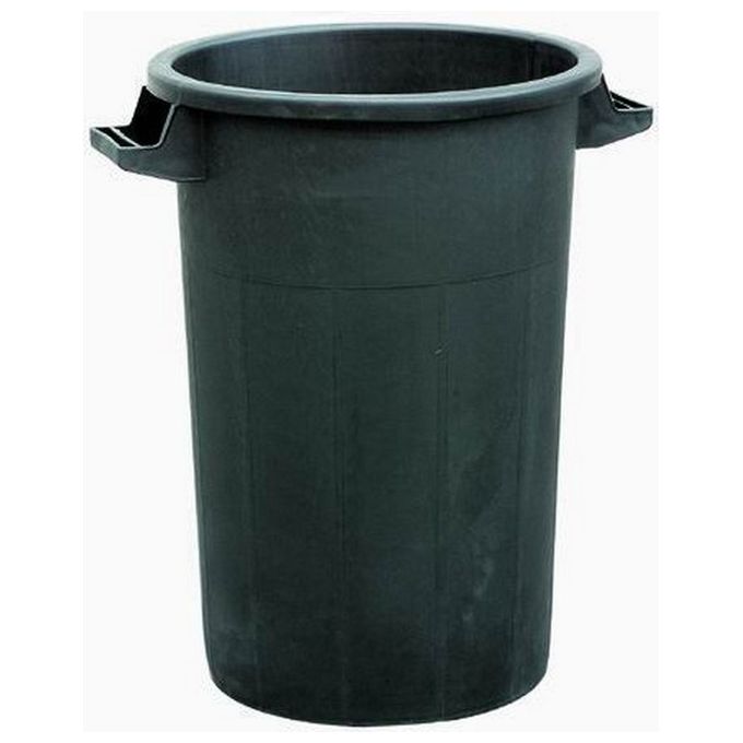 foto del prodotto bidoni immondizia plastica nero senza coperchio lt. 120