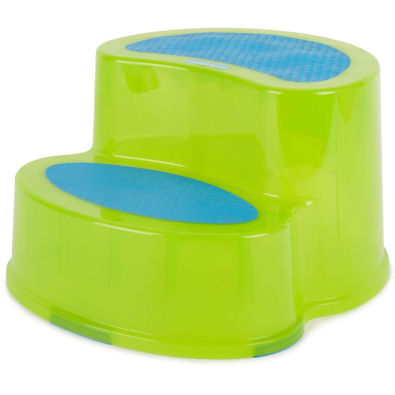 foto del prodotto bieco sgabello bambini verde scaletta 2 gradini bambini scaletta bambini scale per bambini sgabello bagno bambini scaletta wc per bambini scaletta