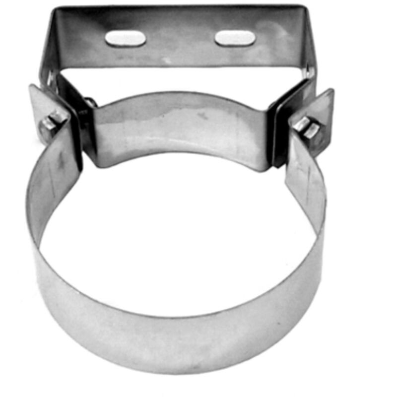 foto del prodotto bierre store collare fascetta fissaggio murale omega 8 cm acciaio inox aisi 316 collare di fissaggio
