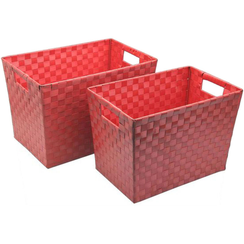 foto del prodotto bigbuy cestino multiuso versa vs 19890013 21,5 x 22,5 x 33 cm 2 unit 