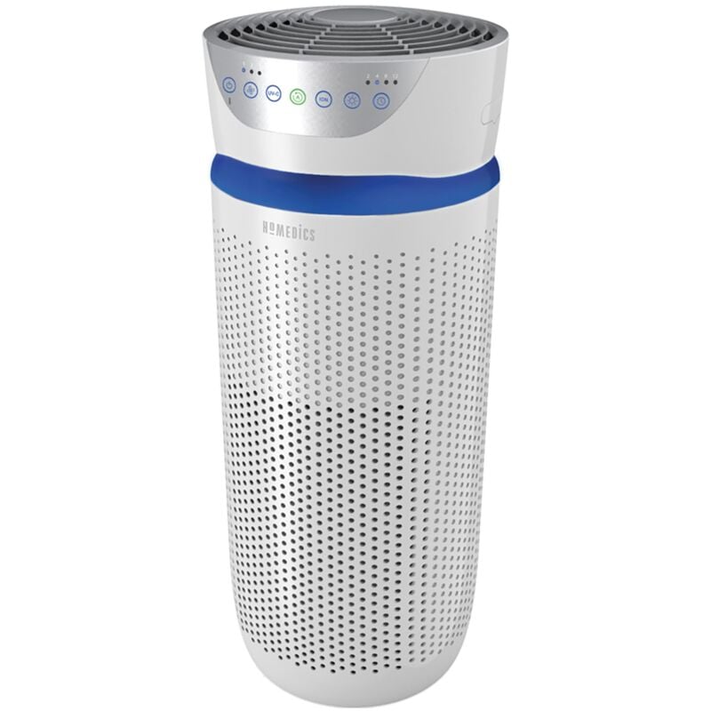 foto del prodotto bigbuy homedics purificatore d aria, filtro hepa a 360 , tecnologia con luce uv c elimina odori, allergeni, virus, batteri e germi piccoli fino a