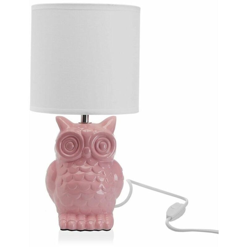 foto del prodotto bigbuy lampada da tavolo versa gufo ceramica 16 x 16 x 32,5 cm 16 x 32,5 x 16 cm 