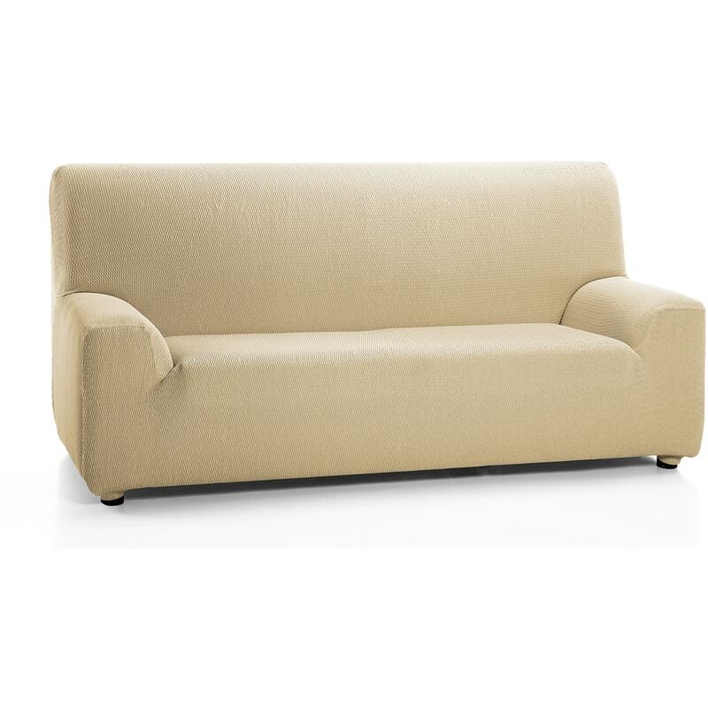 foto del prodotto bigbuy martina home tunez, copridivano elastico, tela 50 poliestere, 45 cotone, 5 elastan , beige, 3 posti 170 220 cm larghezza 