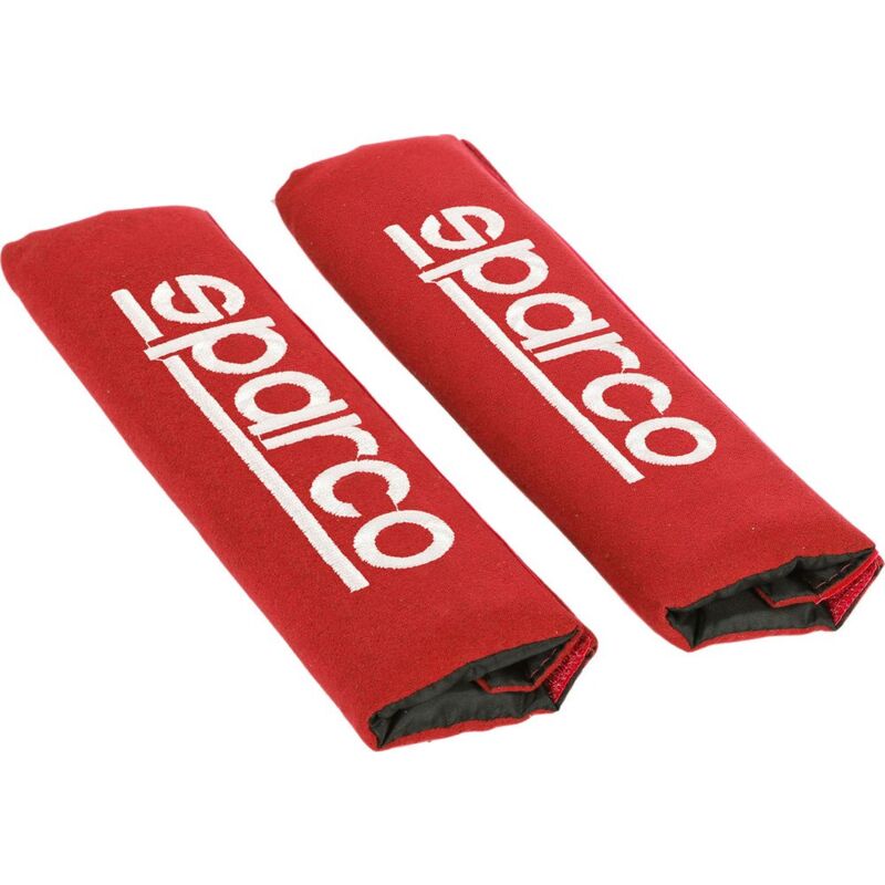 foto del prodotto bigbuy set 2 pezzi di cuscinetti passacintura spc1204 universali per auto rossi