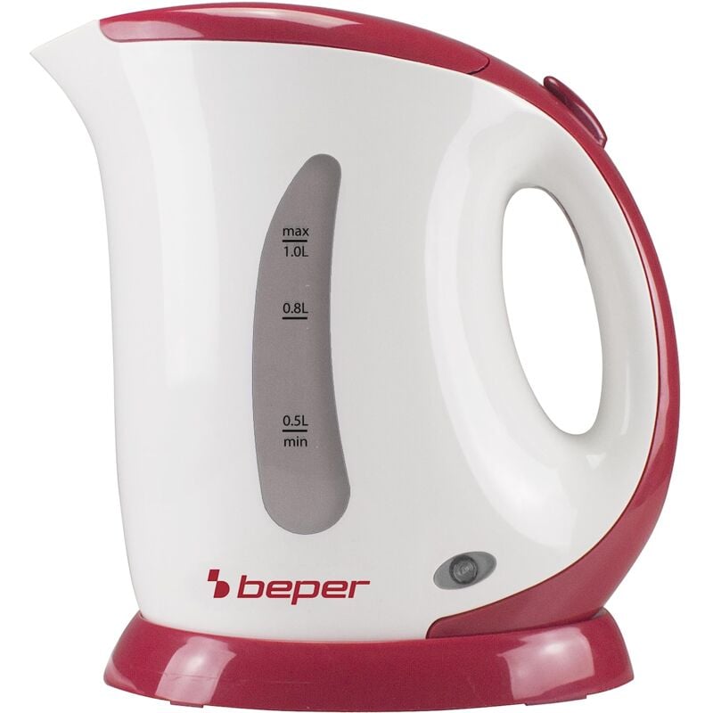 foto del prodotto bighouse it beper bb.050 bollitore d acqua elettrico, 1100 w, 1 liter, plastica, colori assortiti, 1 pezzo