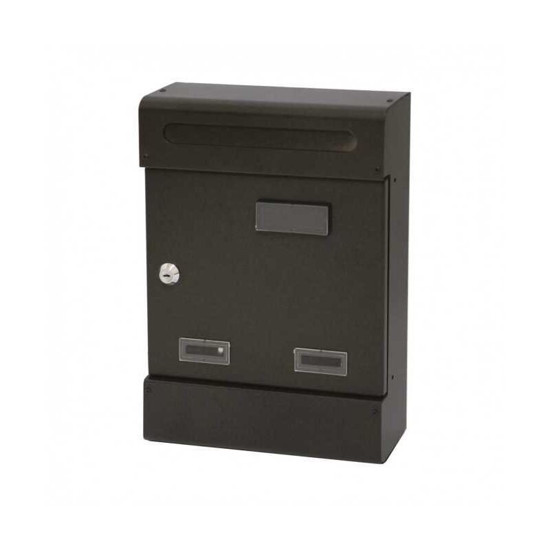 foto del prodotto bighouse it cassetta postale antracite 25x8x37h cm