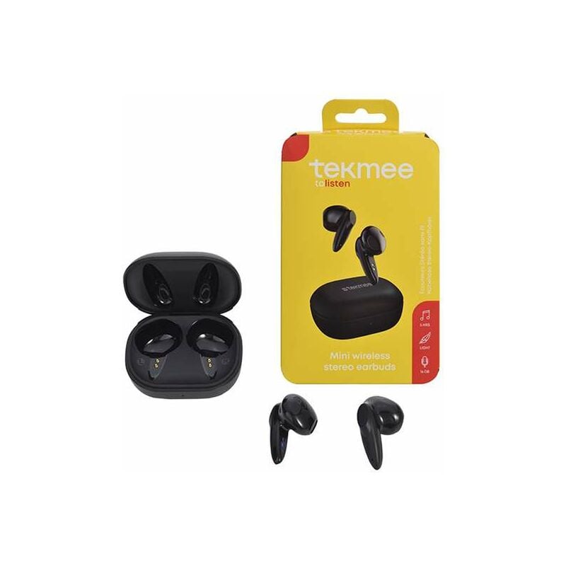 foto del prodotto bighouse it cuffie auricolari earbuds bluetooth 5.1 tekmee per smartphone e tablet