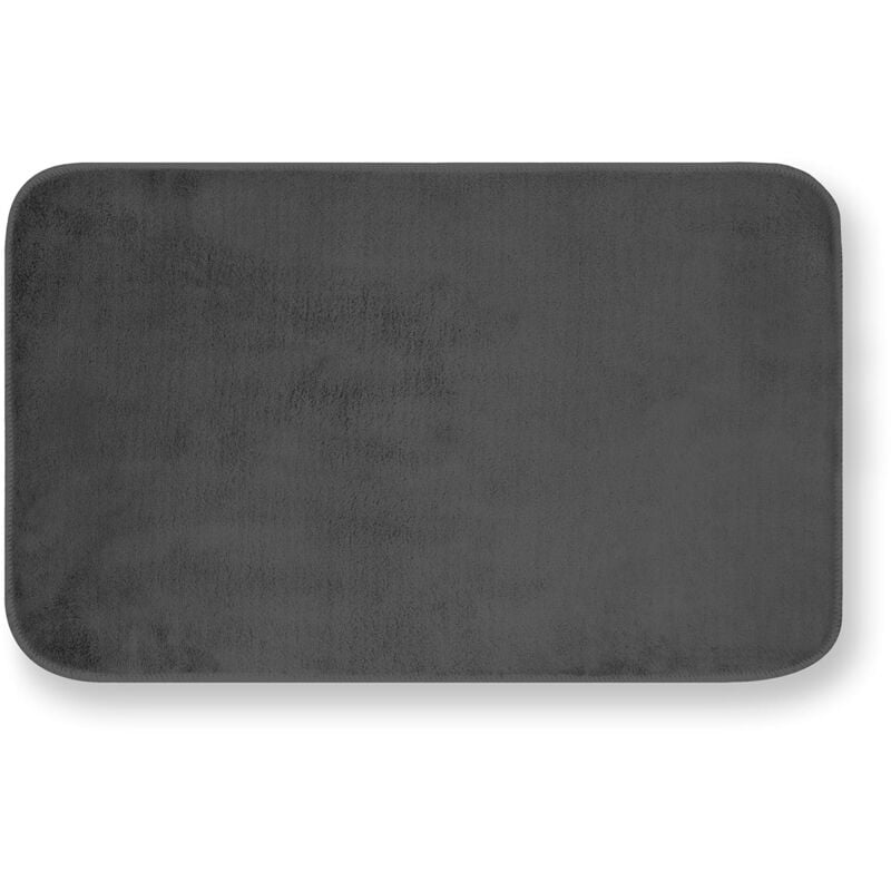 foto del prodotto bighouse it gemitex tappeto merlino 40x70 antracite ultrassorbente, polyester