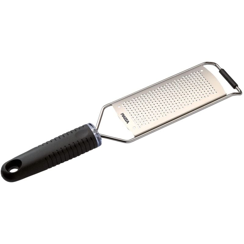 foto del prodotto bighouse it piazza grattugia formaggio manuale in acciaio inox manico antiscivolo 31.5cm lama fine 6.5x13.5cm ideale anche per verdure,