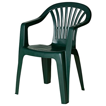 foto del prodotto bighouse it poltrona da giardino lyra verde cm.56x54x80h. peso kg.2,75