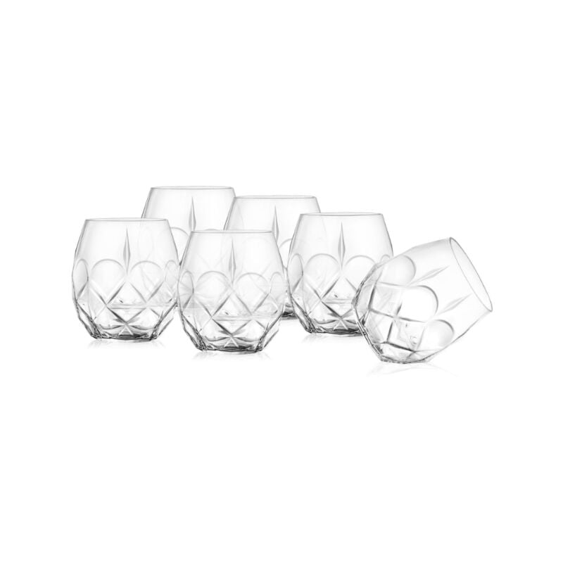 foto del prodotto bighouse it set 6 bicchieri acqua linea alkemist 38 cl in cristallo luxion