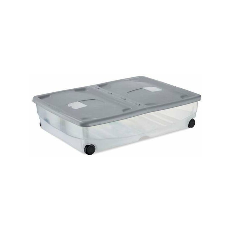 foto del prodotto bighouse it stefanplast box contenitore supermario trasparente colorato 80x60x18 cm