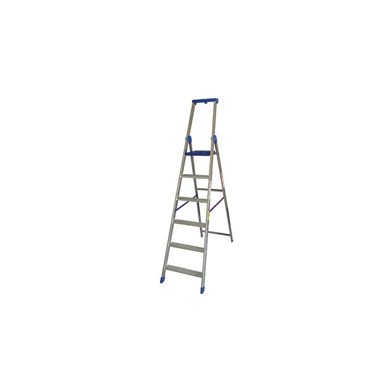 foto del prodotto bigmat scala libretto climb evo en131 marchetti alluminio gradini 8 h.cm 200