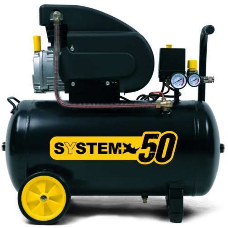foto del prodotto bigmat system compressore ad olio 50lt 1,5 kw 8bar per uso domestico