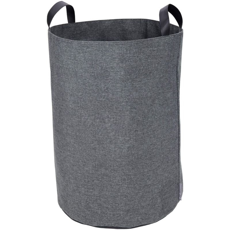 foto del prodotto bigso soft floor storage bin, grey, polyester, 40 x 40 x 55 cm