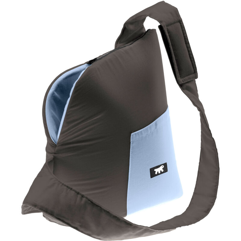 foto del prodotto bijoux borsa per il trasporto di gatti e piccoli cani bijoux in cotone lavabile con tracolla regolabile, tasca porta accessori e cinghietta di