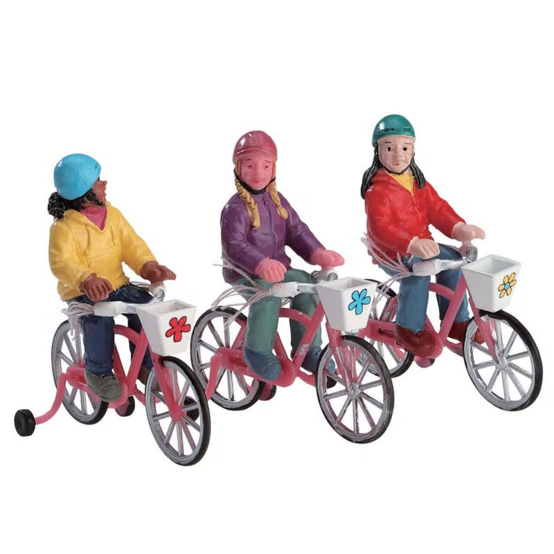 foto del prodotto bike ride, set of 3 72502 villaggio di natale lemax