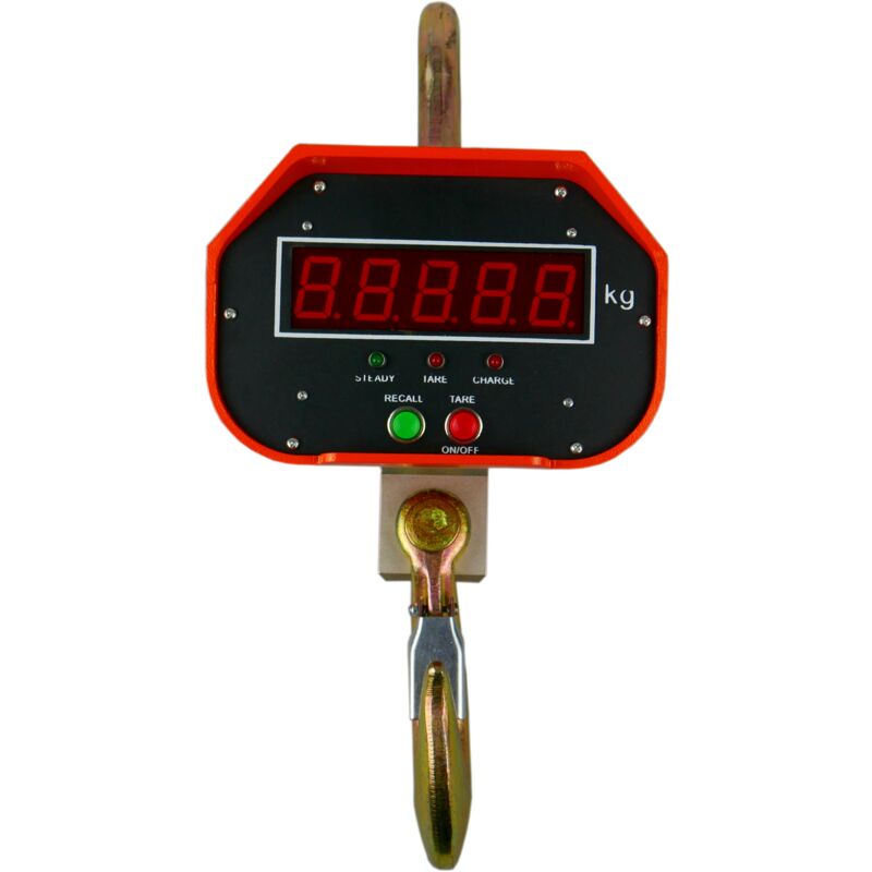 foto del prodotto bilancia a gancio industriale 3t, resistente con telecomando, per misurazioni, wagpro h3000