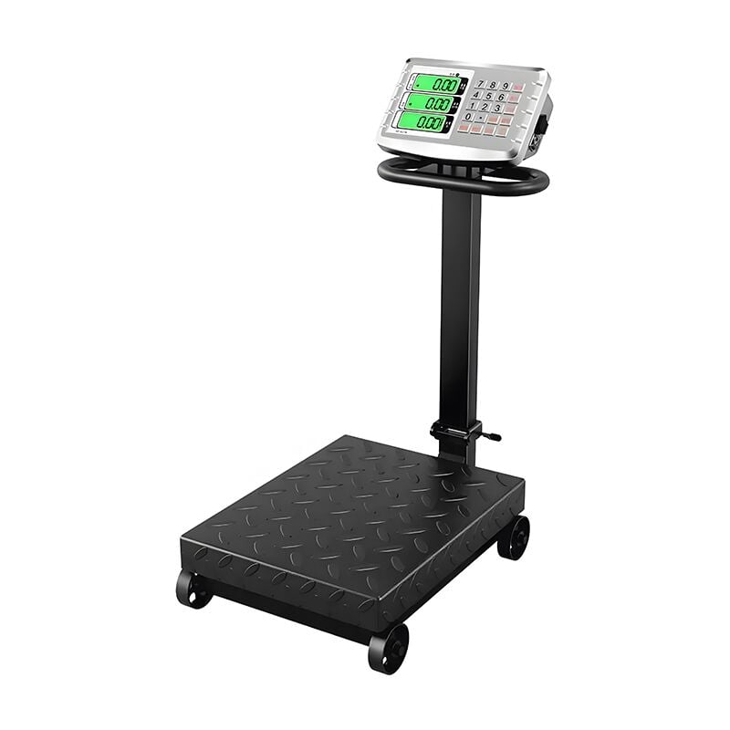 foto del prodotto bilancia a piattaforma con ruote fino a 1000 kg, 1 tonnellata, industriale, grandi dimensioni hdwr wagpro p1000w