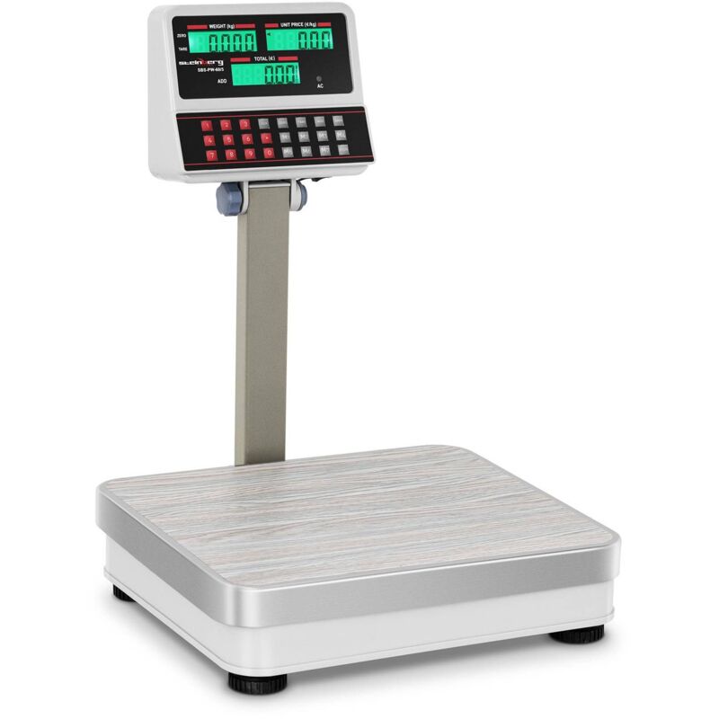 foto del prodotto bilancia commerciale prezzatrice precisione 10g campo misurazione fino a 100 kg