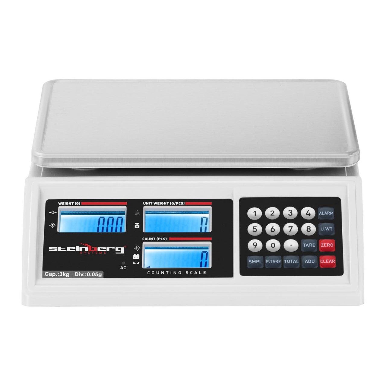 foto del prodotto bilancia contapezzi 15 kg 0,2 g batteria 80 h 14 0000023