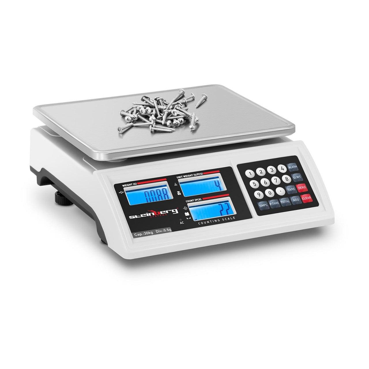 foto del prodotto bilancia contapezzi professionale industriale inventario 30 kg 0,5 g batteria 80 h 14_0000025