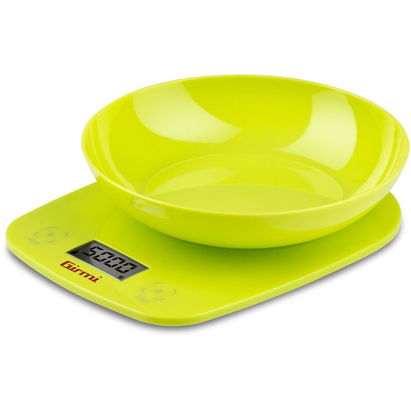 foto del prodotto bilancia cucina elettronica girmi ps01 con ciotola verde