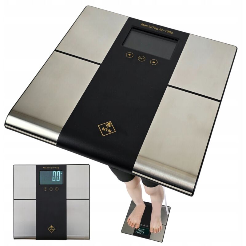 foto del prodotto bilancia da bagno elettronica misurazione intelligente del grasso corporeo 227 kg