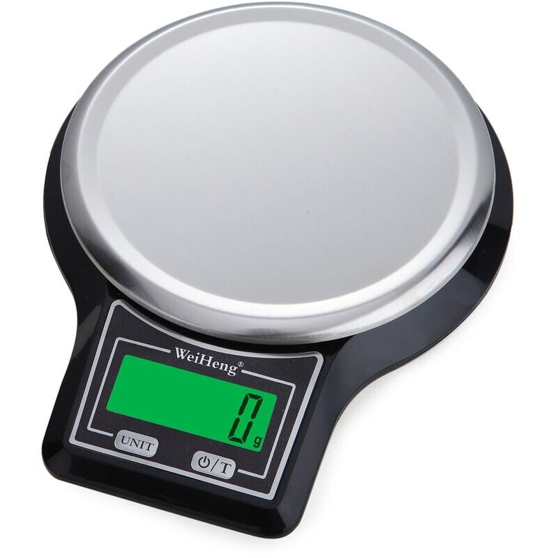 foto del prodotto bilancia da cucina 5 kg 0,1 g versione aggiornata , bilancia elettronica per alimenti ad alta precisione, piattaforma di pesatura multifunzionale in