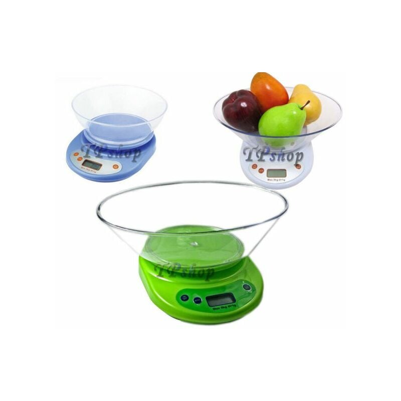 foto del prodotto bilancia da cucina digitale elettronica precisione pesa 1gr a 5kg tara bilancino