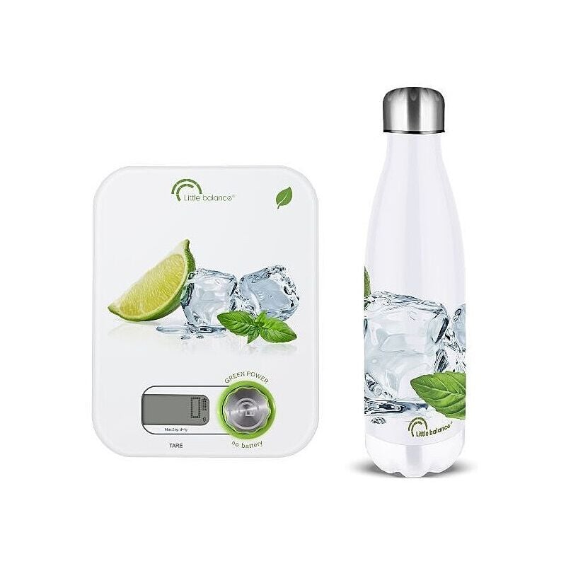 foto del prodotto bilancia da cucina elettronica 5kg 1g bottiglia termica 8530 littlebalance little balance