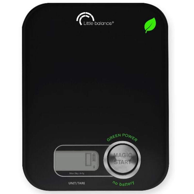 foto del prodotto bilancia da cucina elettronica 5kg 1g nera 8197 little balance